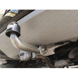 D041A GALIA Полностью оцинкованный фаркоп на Renault Duster 2WD, 4WD 2010-2015, 2015-2021, Renault Duster 2 2021-2022, Nissan Terrano 2014-2022. Тип шара: A. Невидимый вырез бампера. Нагрузк