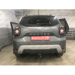 D041A GALIA Полностью оцинкованный фаркоп на Renault Duster 2WD, 4WD 2010-2015, 2015-2021, Renault Duster 2 2021-2022, Nissan Terrano 2014-2022. Тип шара: A. Невидимый вырез бампера. Нагрузк
