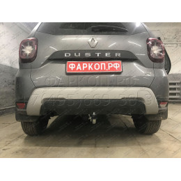 D041A GALIA Полностью оцинкованный фаркоп на Renault Duster 2WD, 4WD 2010-2015, 2015-2021, Renault Duster 2 2021-2022, Nissan Terrano 2014-2022. Тип шара: A. Невидимый вырез бампера. Нагрузк