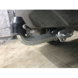 D041A GALIA Полностью оцинкованный фаркоп на Renault Duster 2WD, 4WD 2010-2015, 2015-2021, Renault Duster 2 2021-2022, Nissan Terrano 2014-2022. Тип шара: A. Невидимый вырез бампера. Нагрузк