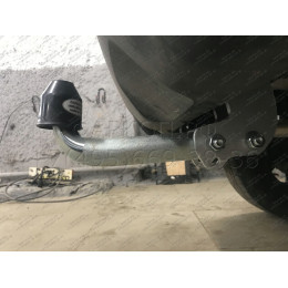 D041A GALIA Полностью оцинкованный фаркоп на Renault Duster 2WD, 4WD 2010-2015, 2015-2021, Renault Duster 2 2021-2022, Nissan Terrano 2014-2022. Тип шара: A. Невидимый вырез бампера. Нагрузк
