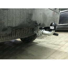 N041C GALIA Полностью оцинкованный фаркоп на Nissan Pathfinder R51 2004-2014. Подрозетник убирается за бампер. Тип шара: C (горизонтальный съемный). Невидимый в