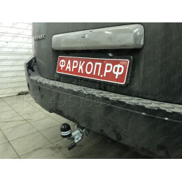 N041C GALIA Полностью оцинкованный фаркоп на Nissan Pathfinder R51 2004-2014. Подрозетник убирается за бампер. Тип шара: C (горизонтальный съемный). Невидимый в
