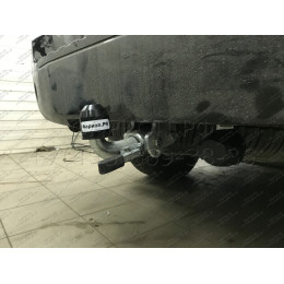 N041C GALIA Полностью оцинкованный фаркоп на Nissan Pathfinder R51 2004-2014. Подрозетник убирается за бампер. Тип шара: C (горизонтальный съемный). Невидимый в