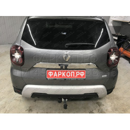 D041A GALIA Полностью оцинкованный фаркоп на Renault Duster 2WD, 4WD 2010-2015, 2015-2021, Renault Duster 2 2021-2022, Nissan Terrano 2014-2022. Тип шара: A. Невидимый вырез бампера. Нагрузк