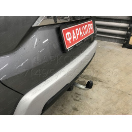 D041A GALIA Полностью оцинкованный фаркоп на Renault Duster 2WD, 4WD 2010-2015, 2015-2021, Renault Duster 2 2021-2022, Nissan Terrano 2014-2022. Тип шара: A. Невидимый вырез бампера. Нагрузк