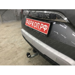 D041A GALIA Полностью оцинкованный фаркоп на Renault Duster 2WD, 4WD 2010-2015, 2015-2021, Renault Duster 2 2021-2022, Nissan Terrano 2014-2022. Тип шара: A. Невидимый вырез бампера. Нагрузк