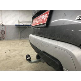 D041A GALIA Полностью оцинкованный фаркоп на Renault Duster 2WD, 4WD 2010-2015, 2015-2021, Renault Duster 2 2021-2022, Nissan Terrano 2014-2022. Тип шара: A. Невидимый вырез бампера. Нагрузк
