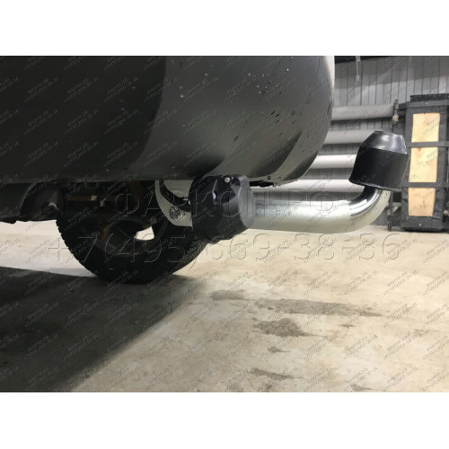 D041A GALIA Полностью оцинкованный фаркоп на Renault Duster 2WD, 4WD 2010-2015, 2015-2021, Renault Duster 2 2021-2022, Nissan Terrano 2014-2022. Тип шара: A. Невидимый вырез бампера. Нагрузки: 1600/75 кг, масса фаркопа 14,02 кг
