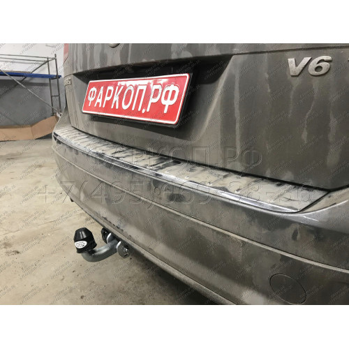 V052A GALIA Полностью оцинкованный фаркоп на Audi Q7 2006-2015, Porsche Cayenne 2002-2010, 2010-2018, Volkswagen Touareg 2002-2010, 2010-2018. Тип шара: A. Минимальная подрезка бампера. Нагрузки: 3500/140 кг, масса фаркопа 16,87 кг