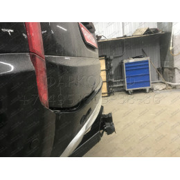 FA 1005-E Бизон Фаркоп на Mitsubishi Pajero Sport II 2008-2016, Mitsubishi Pajero Sport III 2016-2021 без подрезки бампера. Тип шара: E (легкосъемный шар под квадрат). Нагрузки: 3200/1