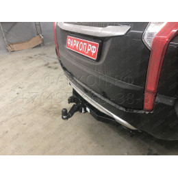 FA 1005-E Бизон Фаркоп на Mitsubishi Pajero Sport II 2008-2016, Mitsubishi Pajero Sport III 2016-2021 без подрезки бампера. Тип шара: E (легкосъемный шар под квадрат). Нагрузки: 3200/1