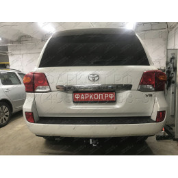 T-170 STEINHOF Фаркоп на Toyota Land Cruiser 200 2008-2021, Lexus LX 2008-2021. Требуется подрезка бампера. Тип шара: A. Нагрузки: 3500/140 кг, масса фаркопа 9,9 кг (без электрики 