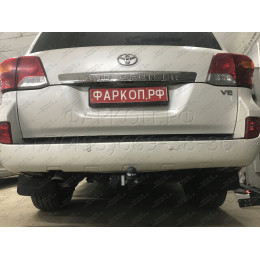 T-170 STEINHOF Фаркоп на Toyota Land Cruiser 200 2008-2021, Lexus LX 2008-2021. Требуется подрезка бампера. Тип шара: A. Нагрузки: 3500/140 кг, масса фаркопа 9,9 кг (без электрики 