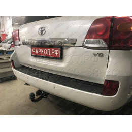 T-170 STEINHOF Фаркоп на Toyota Land Cruiser 200 2008-2021, Lexus LX 2008-2021. Требуется подрезка бампера. Тип шара: A. Нагрузки: 3500/140 кг, масса фаркопа 9,9 кг (без электрики 