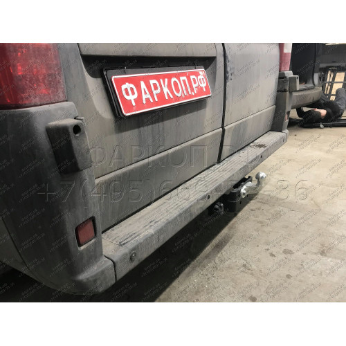 FTD-06-991222.00 PT GROUP Фаркоп на Citroen Jumper 2006-, FIAT Ducato 2006-, Peugeot Boxer 2006- без подрезки бампера. Тип шара: F. Нагрузки: 3100/130 кг, масса фаркопа 25 кг (без электрики в комплекте)