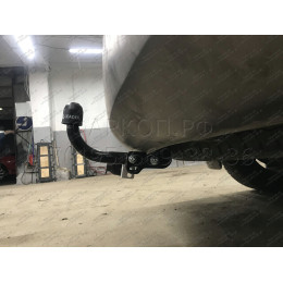 H214-A Лидер-плюс ТСУ для Hyundai Starex 2008-2018, Hyundai H1 2008-2018, 2018-2023 без снятия и выреза бампера. Нагрузки: 1500/75 кг, масса фаркопа 27,76 кг (без электрики в ко