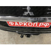 FA 1005-E Бизон Фаркоп на Mitsubishi Pajero Sport II 2008-2016, Mitsubishi Pajero Sport III 2016-2021 без подрезки бампера. Тип шара: E (легкосъемный шар под квадрат). Нагрузки: 3200/120 кг. Не комплектуется электрикой