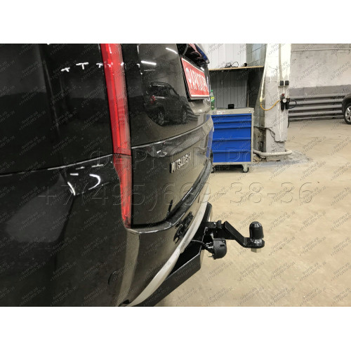 FA 1005-E Бизон Фаркоп на Mitsubishi Pajero Sport II 2008-2016, Mitsubishi Pajero Sport III 2016-2021 без подрезки бампера. Тип шара: E (легкосъемный шар под квадрат). Нагрузки: 3200/120 кг. Не комплектуется электрикой