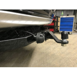 FA 1005-E Бизон Фаркоп на Mitsubishi Pajero Sport II 2008-2016, Mitsubishi Pajero Sport III 2016-2021 без подрезки бампера. Тип шара: E (легкосъемный шар под квадрат). Нагрузки: 3200/1