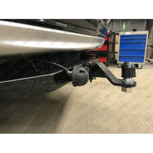 FA 1005-E Бизон Фаркоп на Mitsubishi Pajero Sport II 2008-2016, Mitsubishi Pajero Sport III 2016-2021 без подрезки бампера. Тип шара: E (легкосъемный шар под квадрат). Нагрузки: 3200/120 кг. Не комплектуется электрикой