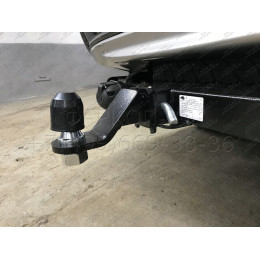 FA 1005-E Бизон Фаркоп на Mitsubishi Pajero Sport II 2008-2016, Mitsubishi Pajero Sport III 2016-2021 без подрезки бампера. Тип шара: E (легкосъемный шар под квадрат). Нагрузки: 3200/1