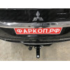 FA 1005-E Бизон Фаркоп на Mitsubishi Pajero Sport II 2008-2016, Mitsubishi Pajero Sport III 2016-2021 без подрезки бампера. Тип шара: E (легкосъемный шар под квадрат). Нагрузки: 3200/120 кг. Не комплектуется электрикой
