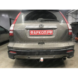 7610 Трейлер Фаркоп для Honda CR-V 2007-2012. Требуется подрезка бампера. Тип шара: A. Нагрузки: 1100/50 кг, масса фаркопа 16,4 кг (без электрики в комплекте)