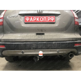 7610 Трейлер Фаркоп для Honda CR-V 2007-2012. Требуется подрезка бампера. Тип шара: A. Нагрузки: 1100/50 кг, масса фаркопа 16,4 кг (без электрики в комплекте)