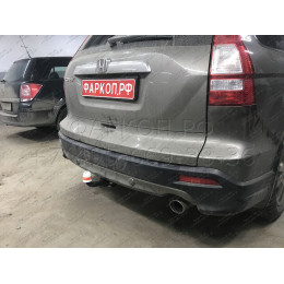 7610 Трейлер Фаркоп для Honda CR-V 2007-2012. Требуется подрезка бампера. Тип шара: A. Нагрузки: 1100/50 кг, масса фаркопа 16,4 кг (без электрики в комплекте)