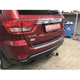 J010A GALIA Полностью оцинкованный фаркоп на Jeep Grand Cherokee WK2 2010-2021. Тип шара: A. Установка без выреза бампера. Нагрузки: 3500/175 кг, масса фаркопа 16,62 кг