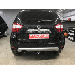D041A GALIA Полностью оцинкованный фаркоп на Renault Duster 2WD, 4WD 2010-2015, 2015-2021, Renault Duster 2 2021-2022, Nissan Terrano 2014-2022. Тип шара: A. Невидимый вырез бампера. Нагрузк