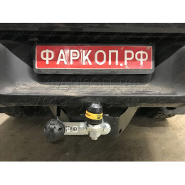 92507-FE MOTODOR Фаркоп с оцинкованным шаром на Toyota Hilux 2015-, JAC T6 2019-, Sollers ST6 2023-, Sollers ST8 2025- без выреза в бампере. Тип шара: FE. Нагрузки: 2900/120 кг, масса фар