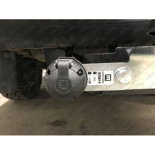 92507-FE MOTODOR Фаркоп с оцинкованным шаром на Toyota Hilux 2015-, JAC T6 2019-, Sollers ST6 2023-, Sollers ST8 2025- без выреза в бампере. Тип шара: FE. Нагрузки: 2900/120 кг, масса фаркопа 26,5 кг (без электрики в комплекте)