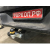 92507-FE MOTODOR Фаркоп с оцинкованным шаром на Toyota Hilux 2015-, JAC T6 2019-, Sollers ST6 2023-, Sollers ST8 2025- без выреза в бампере. Тип шара: FE. Нагрузки: 2900/120 кг, масса фаркопа 26,5 кг (без электрики в комплекте)
