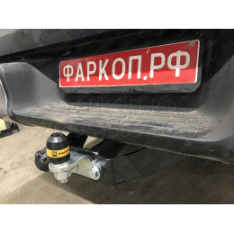 92507-FE MOTODOR Фаркоп с оцинкованным шаром на Toyota Hilux 2015-, JAC T6 2019-, Sollers ST6 2023-, Sollers ST8 2025- без выреза в бампере. Тип шара: FE. Нагрузки: 2900/120 кг, масса фар