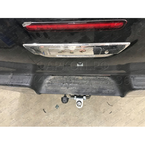 92507-FE MOTODOR Фаркоп с оцинкованным шаром на Toyota Hilux 2015-, JAC T6 2019-, Sollers ST6 2023-, Sollers ST8 2025- без выреза в бампере. Тип шара: FE. Нагрузки: 2900/120 кг, масса фаркопа 26,5 кг (без электрики в комплекте)