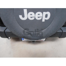 J008A GALIA Полностью оцинкованный фаркоп на Jeep Wrangler JK 2007-2018, JL 2018-. Подрозетник убирается за бампер. Тип шара: A. Установка без снятия и выреза бам