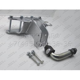 J008A GALIA Полностью оцинкованный фаркоп на Jeep Wrangler JK 2007-2018, JL 2018-. Подрозетник убирается за бампер. Тип шара: A. Установка без снятия и выреза бам