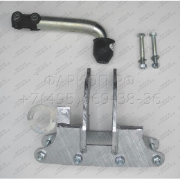 J008A GALIA Полностью оцинкованный фаркоп на Jeep Wrangler JK 2007-2018, JL 2018-. Подрозетник убирается за бампер. Тип шара: A. Установка без снятия и выреза бам
