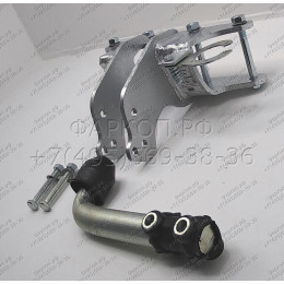 J008A GALIA Полностью оцинкованный фаркоп на Jeep Wrangler JK 2007-2018, JL 2018-. Подрозетник убирается за бампер. Тип шара: A. Установка без снятия и выреза бам
