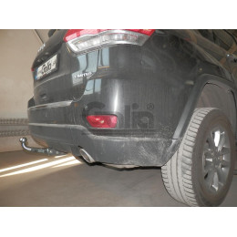J010A GALIA Полностью оцинкованный фаркоп на Jeep Grand Cherokee WK2 2010-2021. Тип шара: A. Установка без выреза бампера. Нагрузки: 3500/175 кг, масса фаркопа 16,62 кг