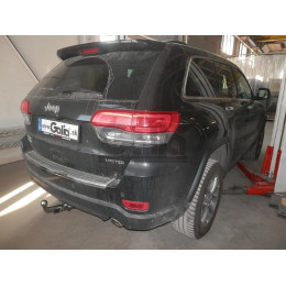 J010A GALIA Полностью оцинкованный фаркоп на Jeep Grand Cherokee WK2 2010-2021. Тип шара: A. Установка без выреза бампера. Нагрузки: 3500/175 кг, масса фаркопа 16,62 кг