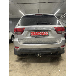 J010A GALIA Полностью оцинкованный фаркоп на Jeep Grand Cherokee WK2 2010-2021. Тип шара: A. Установка без выреза бампера. Нагрузки: 3500/175 кг, масса фаркопа 16,62 кг