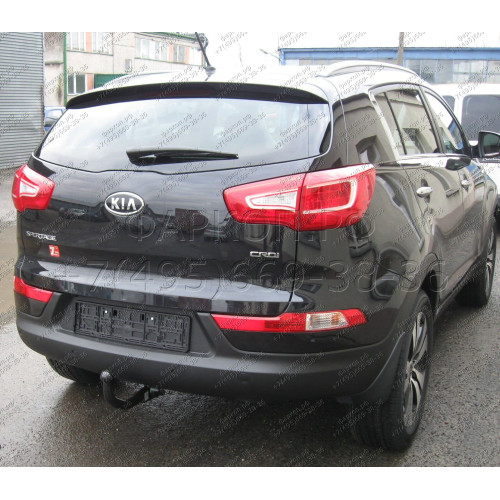 K-029 STEINHOF Фаркоп на Kia Sportage 2010-2015 без снятия и подрезки бампера. Тип шара: AV (вертикальное быстросъемное крепление шара на ключе). Нагрузки: 2000/80 кг, масса фаркопа 20,3 кг (без электрики в комплекте)