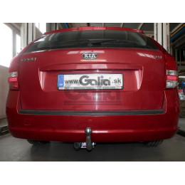 K030A GALIA Полностью оцинкованный фаркоп на Kia Ceed универсал 2006-2012. Тип шара: A. Невидимый вырез бампера. Нагрузки: 1500/75 кг, масса фаркопа 16,82 кг
