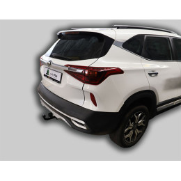 K131-A Лидер-плюс ТСУ для Kia Seltos 2020-2022, 2024- без выреза бампера. Нагрузки: 1300/75 кг, масса фаркопа 13,5 кг (без электрики в комплекте)