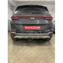 KSG-16-991122.00 PT GROUP Фаркоп на Hyundai Tucson 2015-2021, Kia Sportage 2016-2022 без подрезки бампера. Тип шара: E (легкосъемный шар под квадрат). Нагрузки: 2500/80 кг, масса ф