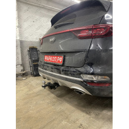 KSG-16-991122.00 PT GROUP Фаркоп на Hyundai Tucson 2015-2021, Kia Sportage 2016-2022 без подрезки бампера. Тип шара: E (легкосъемный шар под квадрат). Нагрузки: 2500/80 кг, масса ф