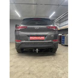 KSG-16-991122.00 PT GROUP Фаркоп на Hyundai Tucson 2015-2021, Kia Sportage 2016-2022 без подрезки бампера. Тип шара: E (легкосъемный шар под квадрат). Нагрузки: 2500/80 кг, масса ф